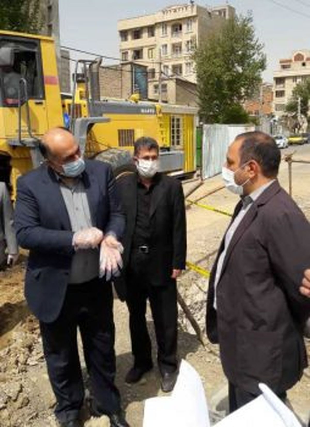 بازدید مدیرکل هماهنگی فنی و عمرانی از بزرگراه شهید بروجردی