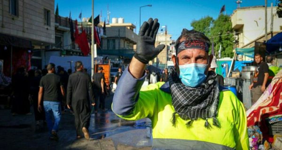 از سوی نماینده شهردار تهران در کربلا انجام شد؛ ابلاغ پیام تشکر شهردار تهران به خدام الحسین (ع)