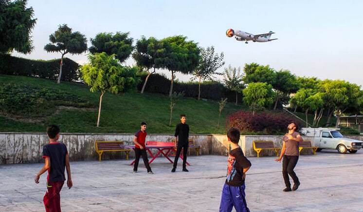 هواپیمای فوتبالیست