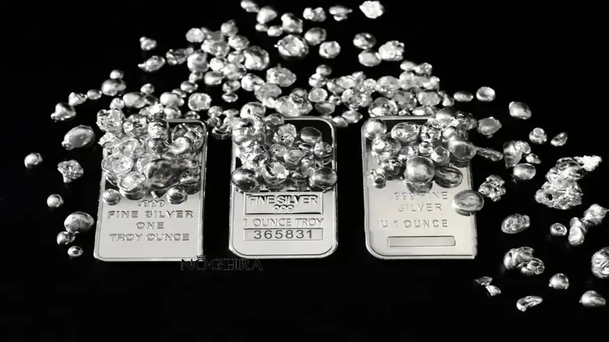 قیمت نقره ۶ هزار تومان ارزان شد   گرم نقره به ۲۰۰ هزار تومان رسید
